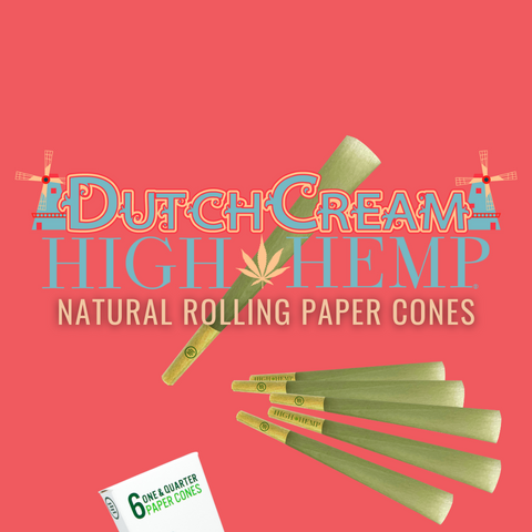 High Hemp Rolling Paper Cones