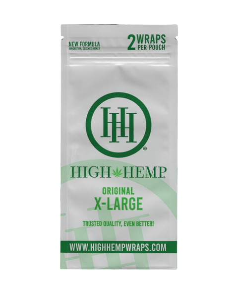 High Hemp wraps packaging on a white background