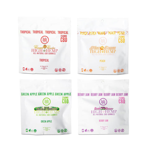 CBD Gummies - High Hemp Herbal Wraps