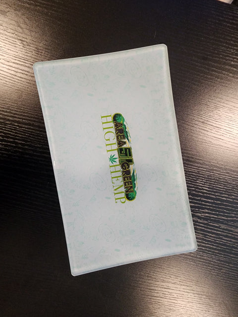 Premium Glass Rolling Tray