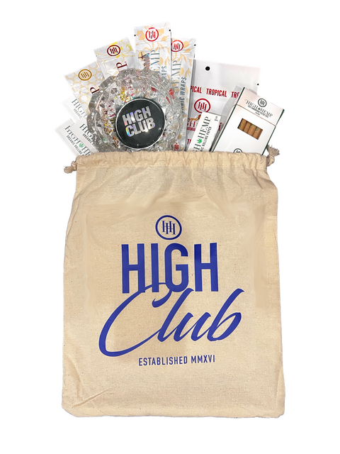 High Hemp Club Ashtray & Pouch