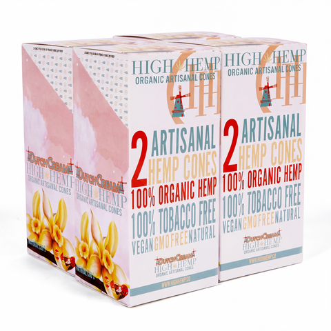 Dutch Cream Hemp Cones — Pre-Rolled Vanilla-Cream Organic Cones