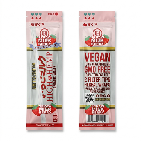Strawmilk Berry High Hemp Wraps